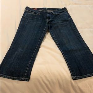 J. Crew Hipslung Cropped Jeans